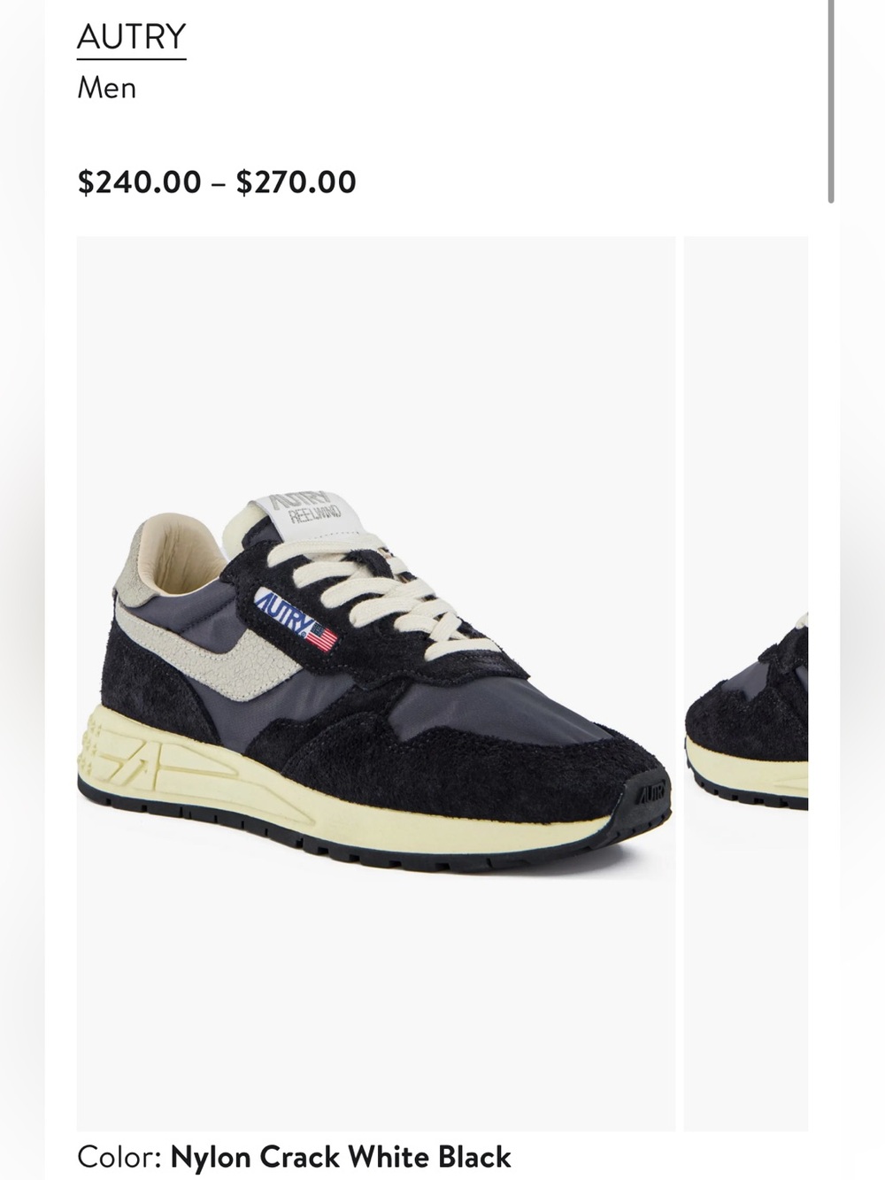 EUC Autry Reelwind Low Sneaker